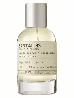 Flacon de Santal 33 de Le Labo
