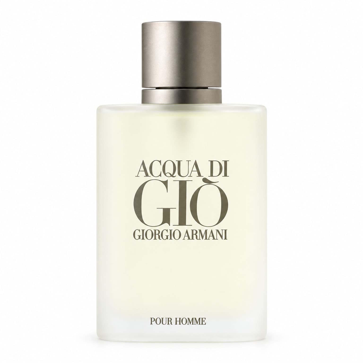 Acqua Di Gio Homme : visuel recréé par IA d’après la photo du flacon