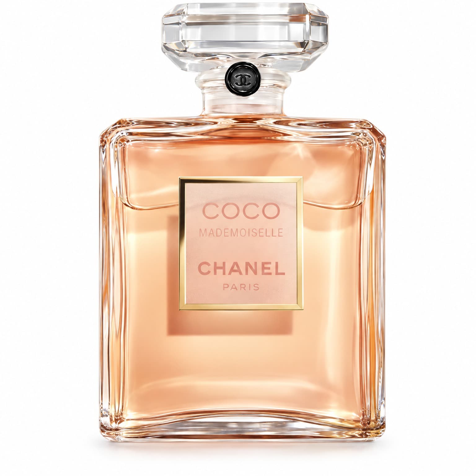 Coco Mademoiselle Extrait : visuel recréé par IA d’après la photo du flacon