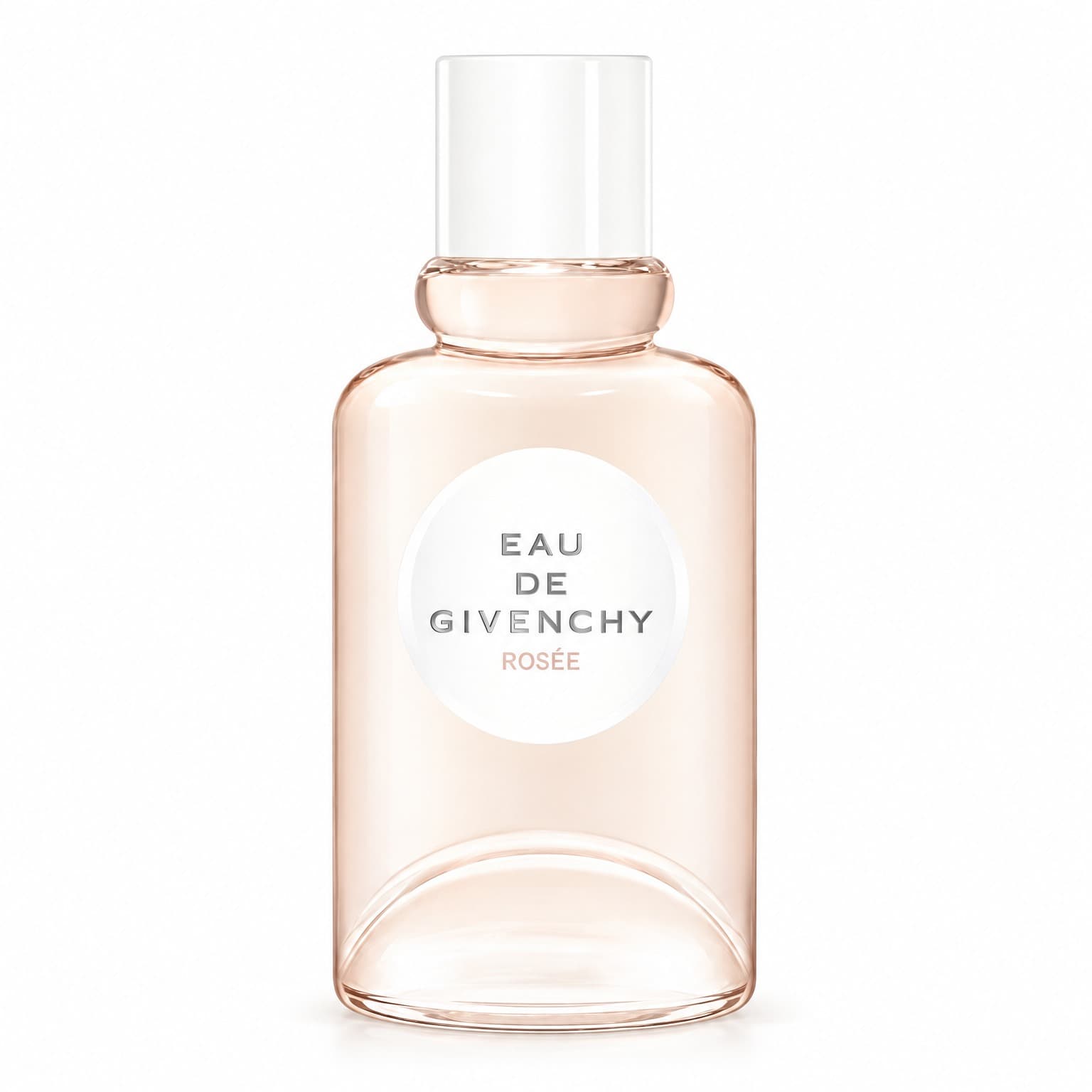 Eau de Givenchy Rosée : visuel recréé par IA d’après la photo du flacon