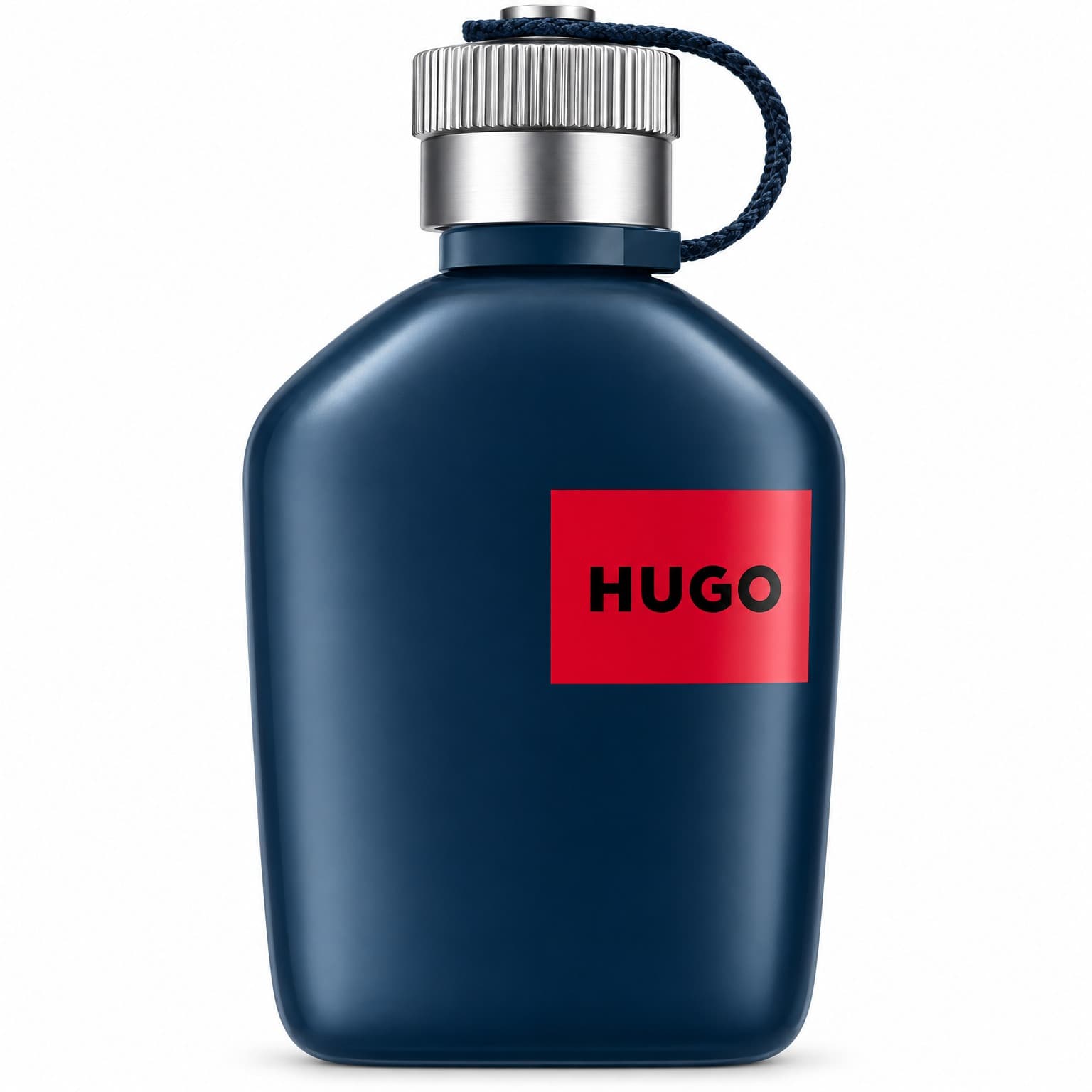 Hugo Jeans : visuel recréé par IA d’après la photo du flacon