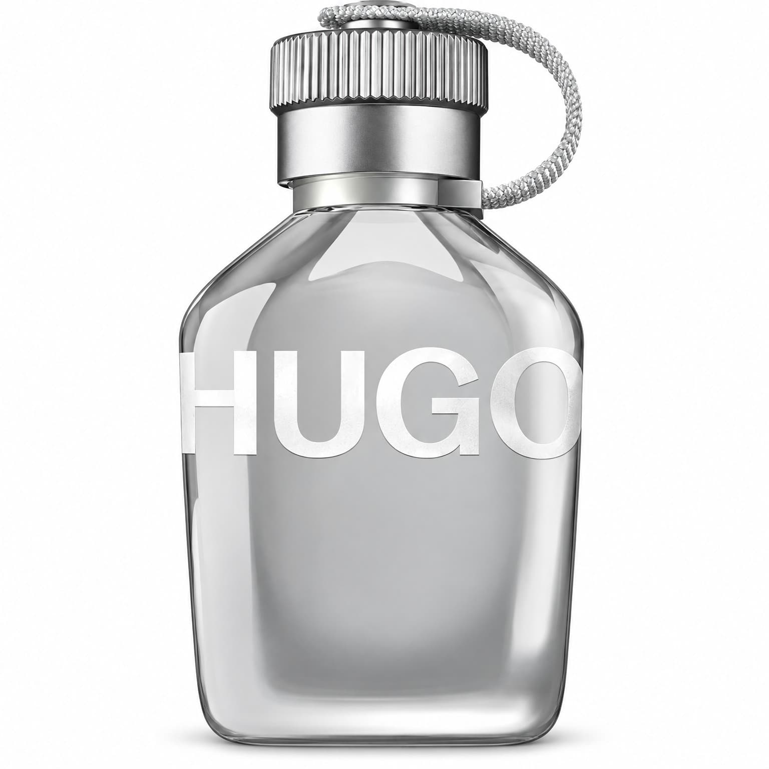 Hugo Reflective Edition : visuel recréé par IA d’après la photo du flacon