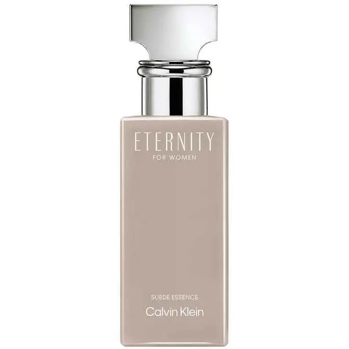 Eternity Suede Essence, Calvin Klein: ante, frasco taupe