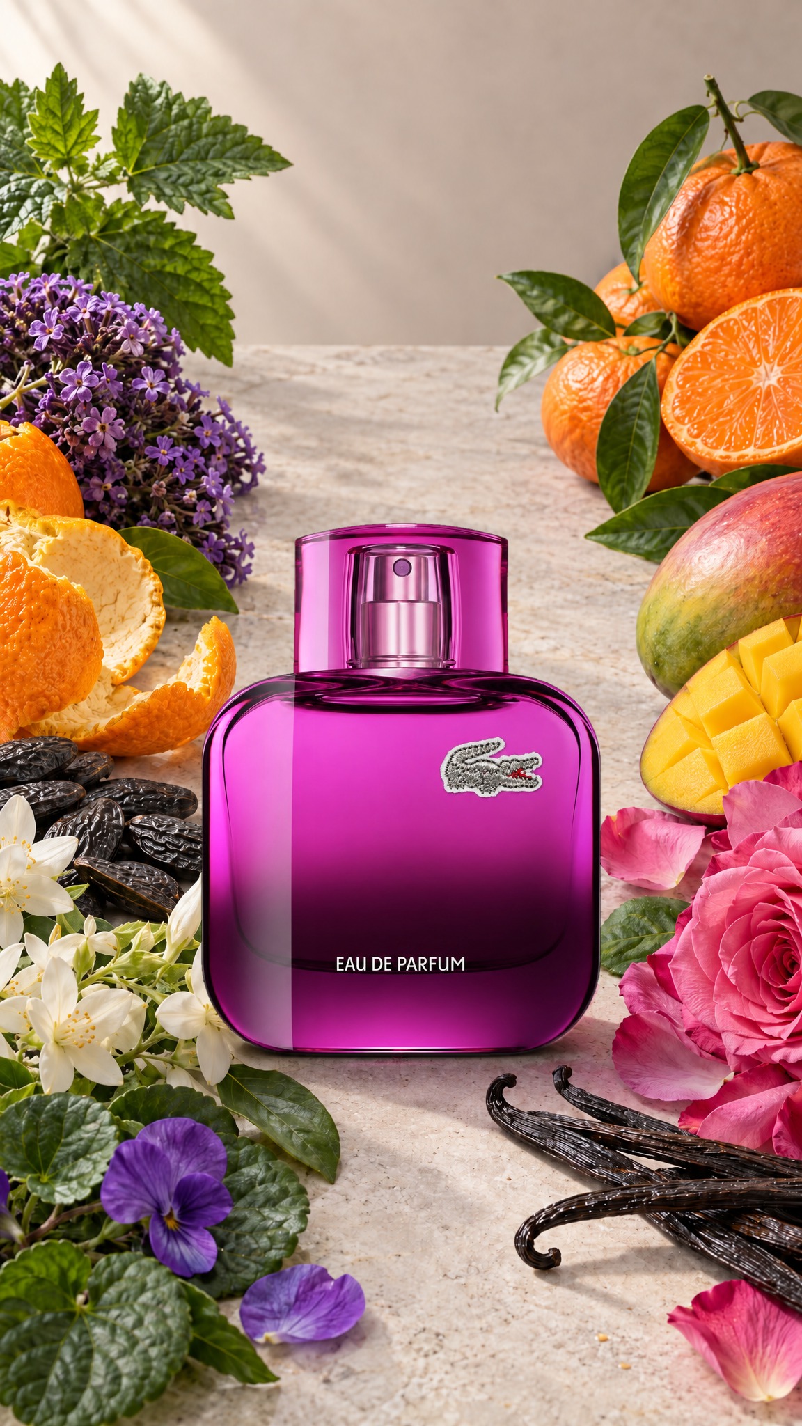 Composition of Eau de Lacoste L.12.12 Pour Elle Magnetic — Olfastory