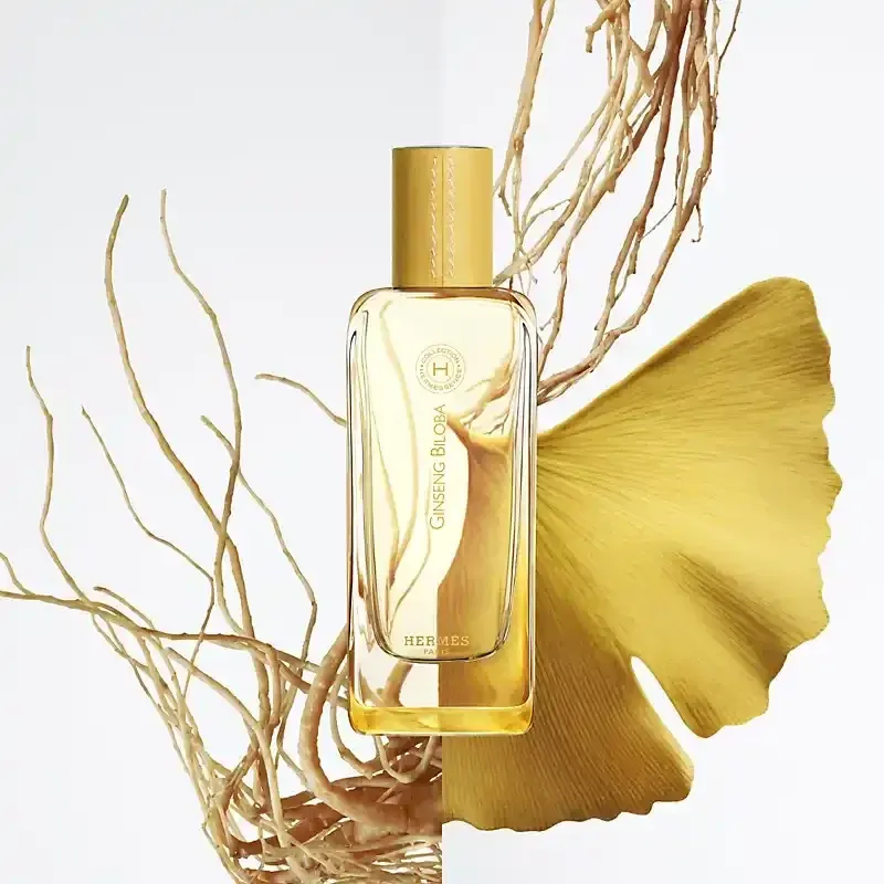 HERMES アンジャルダン スール ラ メール ginseng biloba The bottle of Ginseng Biloba (Hermès) — Olfastory