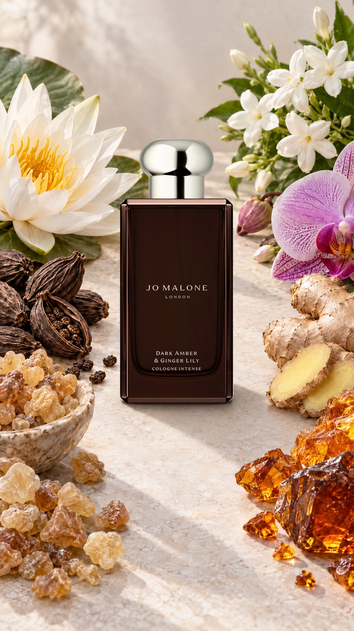 Dark Amber & Ginger Lily (Jo Malone): notes, composition and